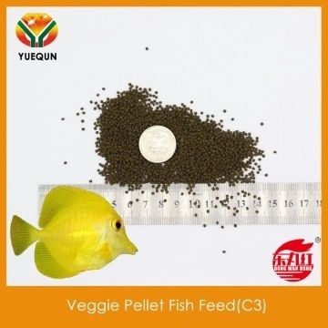 Pellet Size 2.00mm High Crude Protein Sinking Fish Food Veggie Pellet Fish Feed for Ranchu Goldfish