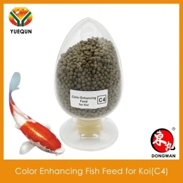 Pond Fish Food Crude Protein 40% Color Enhancing Fish Feed for Koi C4