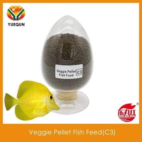 Sinking Feed Veggie Pellet Formula Food Fish Feed for Thailand Oranda C3